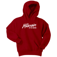 Millionaire-in-the-Making Youth Hoodie WHITE LETTERS