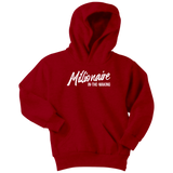 Millionaire-in-the-Making Youth Hoodie WHITE LETTERS