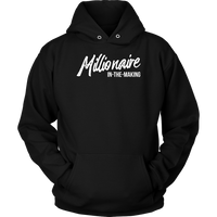 Millionaire-in-the-Making Youth Hoodie WHITE LETTERS