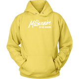 Millionaire-in-the-Making Youth Hoodie WHITE LETTERS