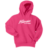 Millionaire-in-the-Making Youth Hoodie WHITE LETTERS