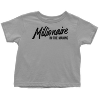 Millionaire-in-the-Making Onesie (Baby Bodysuit w/Black letters)