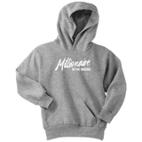 Millionaire-in-the-Making Youth Hoodie WHITE LETTERS