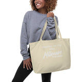 Millionaire-in-the-Making Large organic diaper bag tote